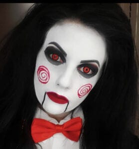 Angelic Red Halloween Contact Lenses