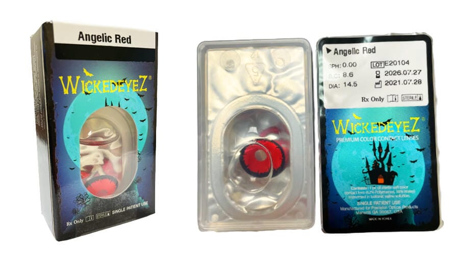 Angelic Red Halloween Contacts Angelic Red Halloween Contacts