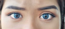 Chic Blue Colored Contacts
