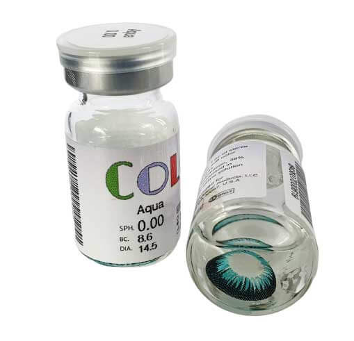 Color Max Aqua Contact Lenses - Vibrant Colors
