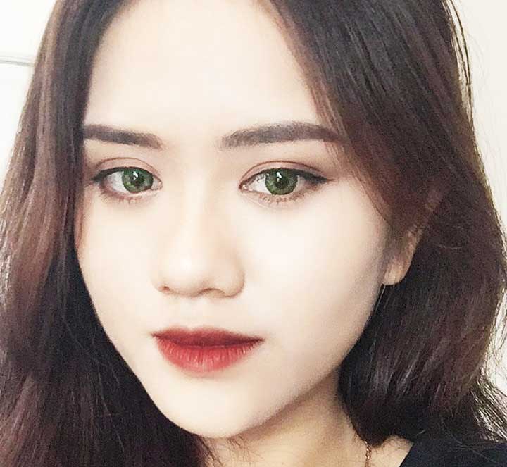 robingreenchic Chic Gemstone Green Colored Contacts