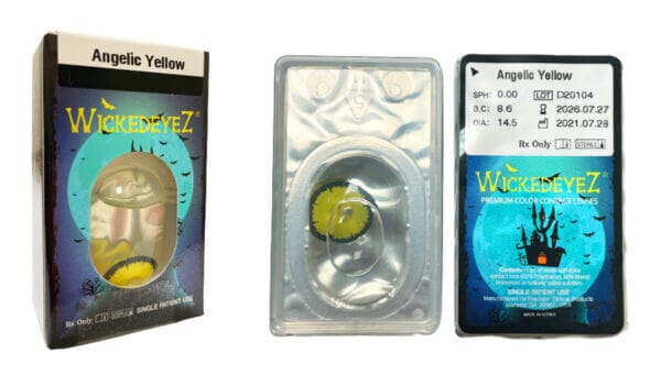 Angelic Yellow Halloween Contacts