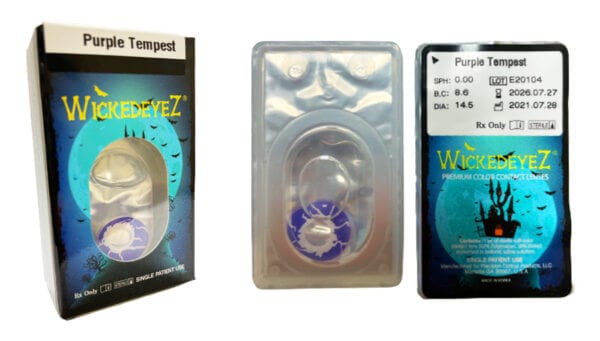 Purple Tempest Halloween Contacts