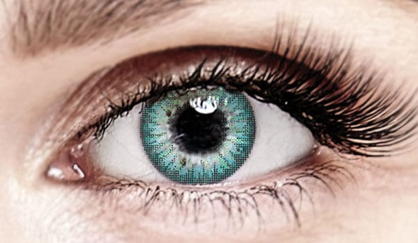 Blue Lenses - Turquoise Color Contacts In Non Prescription
