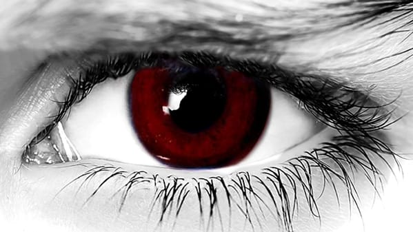 Blood Red Contacts | Special Effect For Halloween Eyez
