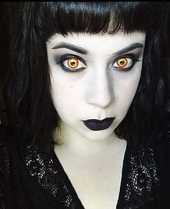 Fire Halloween Contact Lenses