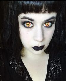 Fire Halloween Contact Lenses