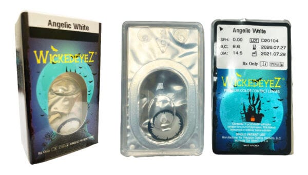 Angelic White Halloween Contacts