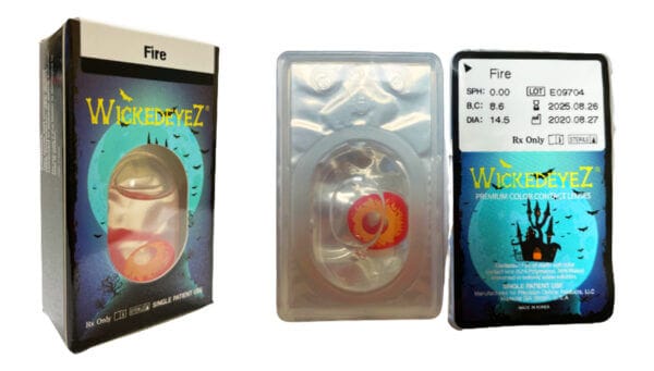 Fire Halloween Contacts