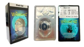 Black Out Halloween Contacts
