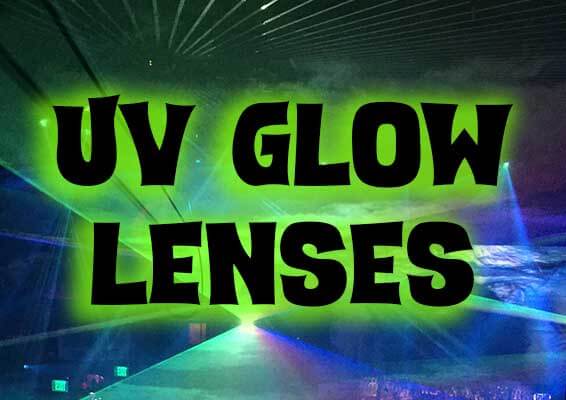 UV Glow Contact Lenses