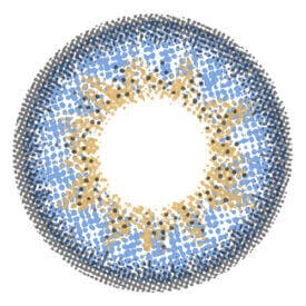 Bella Blue Rain Colored Contacts - Image 3