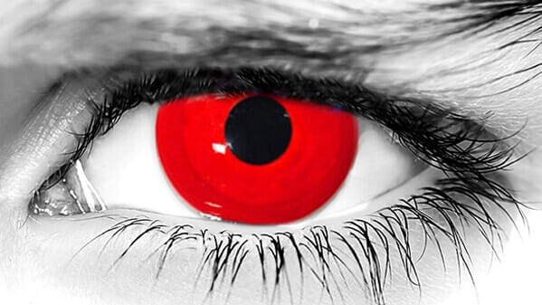 vampire red contact lenses